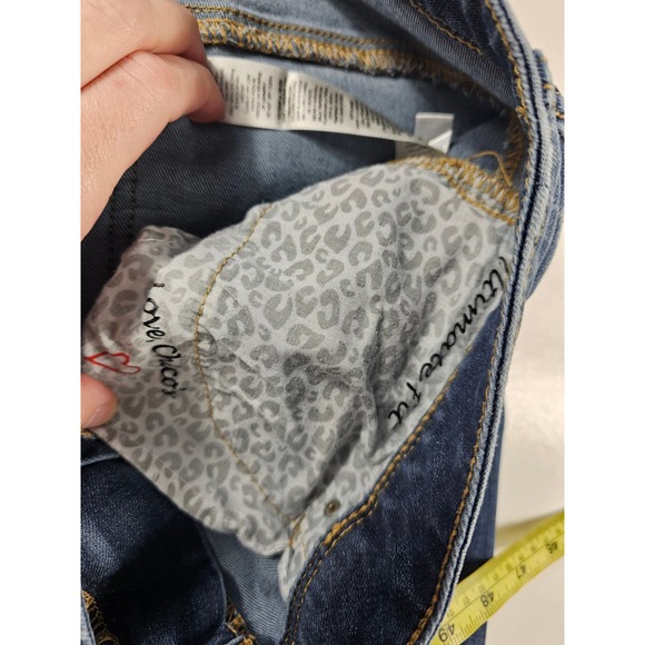 Chicos platinum ultimate fit size 0.5 regular (6) jeans pants career casual * - Picture 4 of 8